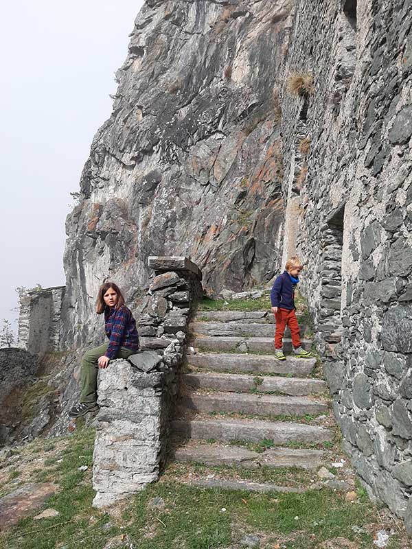 forte di fenestrelle con i bambini