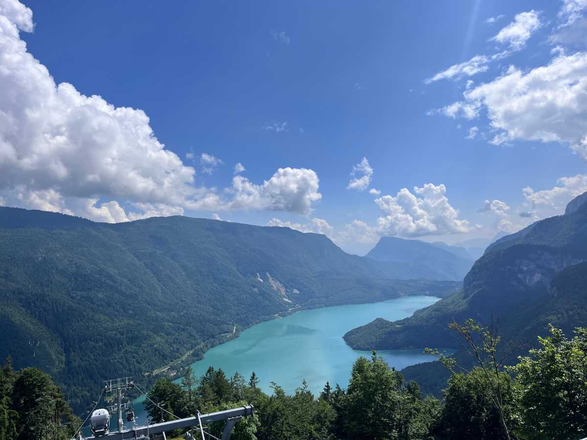 vista lago di Molveno